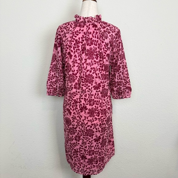 Banjanan Benita Pink‎ Floral Print Cotton Dress - Picture 9 of 16